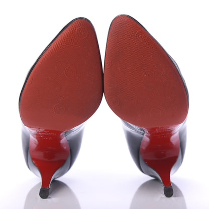 Christian Louboutin Patent Decollete 868 100 Pumps 37.5 Black 6 of 10