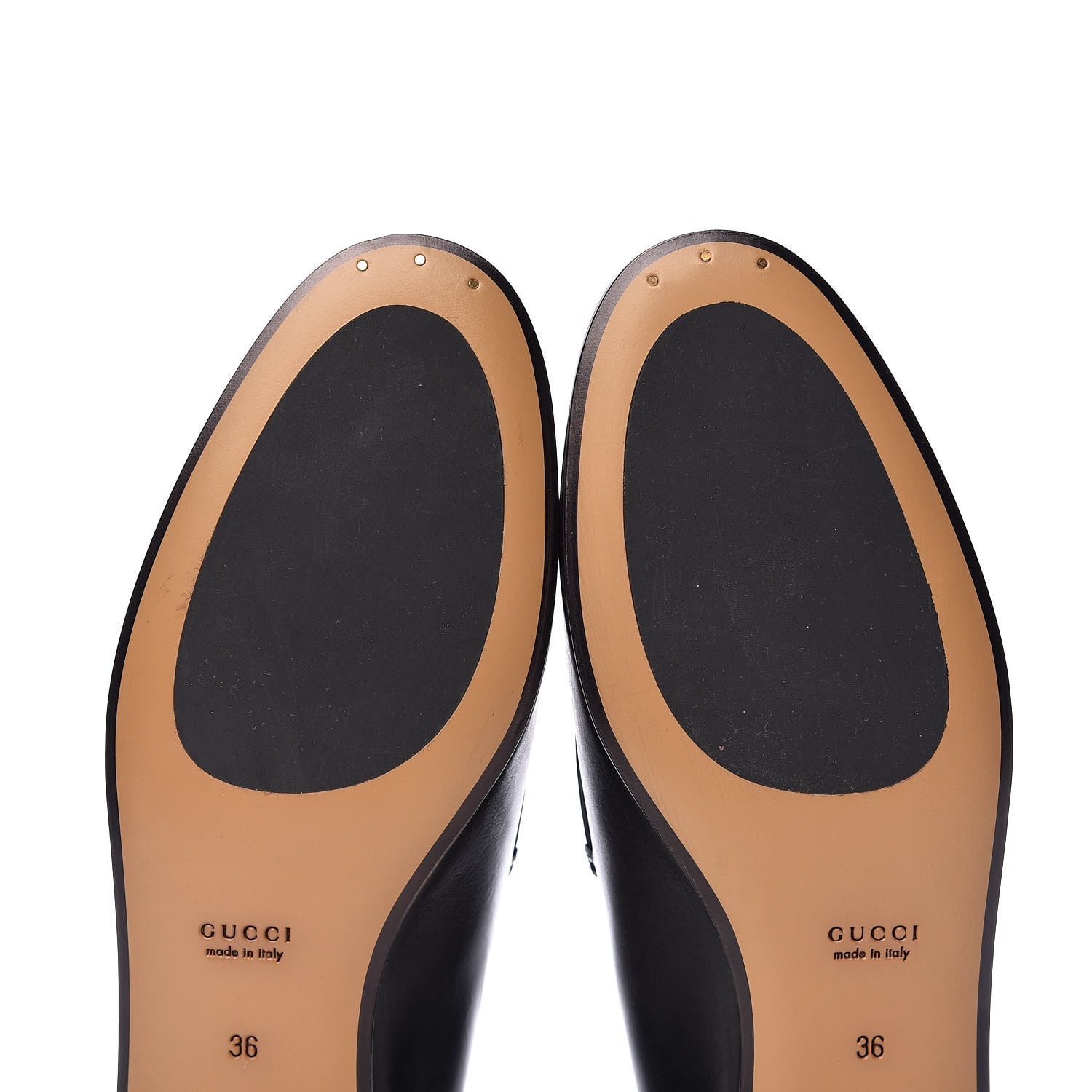 Gucci Calfskin Womens Jordaan Loafers 36 Black 18 of 20
