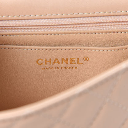 Chanel Aged Calfskin Quilted 2.55 Reissue Mini Flap Beige 8 of 11