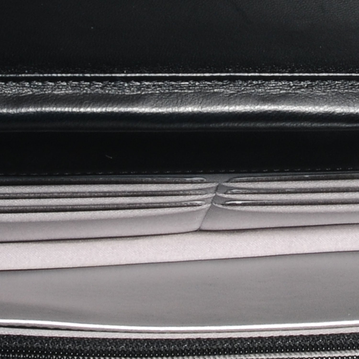 Chanel Lambskin Camellia Wallet on Chain WOC Black 6 of 8
