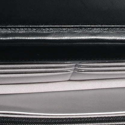 Chanel Lambskin Camellia Wallet on Chain WOC Black 6 of 8