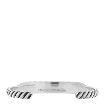David Yurman Sterling Silver Sculpted Cable Contour Bracelet 2 of 3