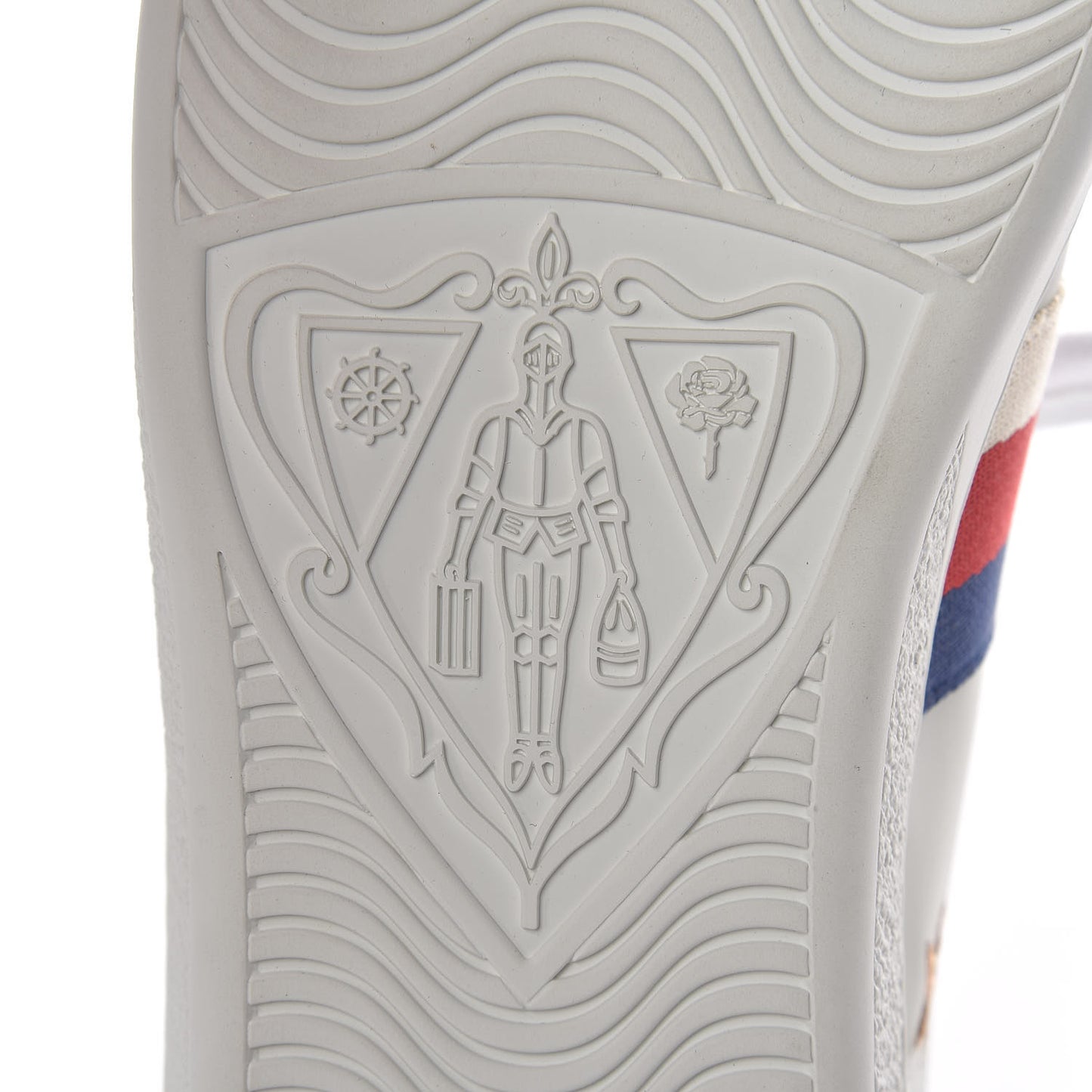 Calfskin Bee Star Embroidered Sylvie Web Ace Sneakers 40 White