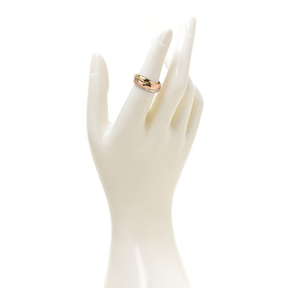 Cartier 18K Pink Yellow White Gold Classic Trinity Ring 51 5.75 2 of 5