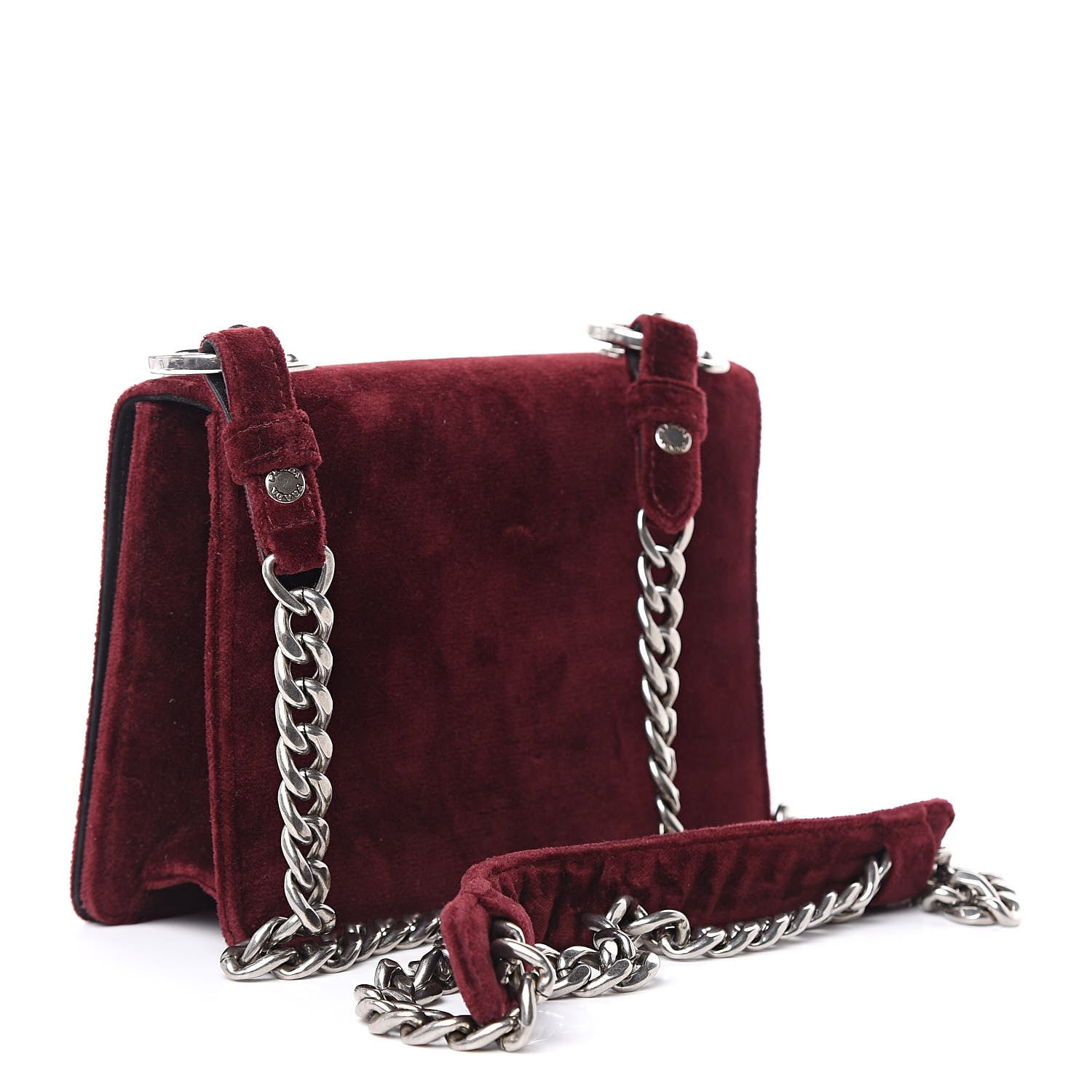 Prada Velluto Cahier Lock Trunk Crossbody Bag Cherry 3 of 9