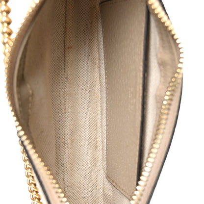 Gucci GG Supreme Monogram Textured Dollar Calfskin Web Mini Ophidia GG Handbag Beige Mystic White Oatmeal 5 of 11