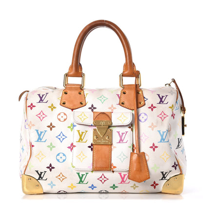 Louis Vuitton Monogram Multicolor Speedy 30 White 1 of 8
