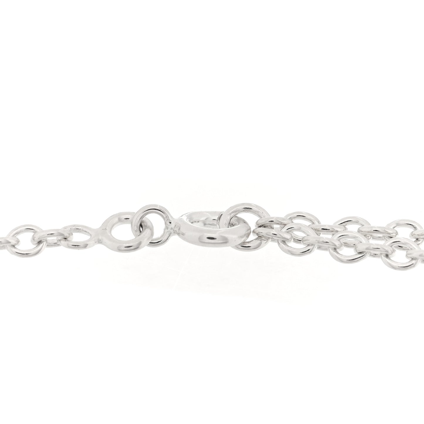 Sterling Silver 18K Rose Gold Ex-Libris Bracelet LG