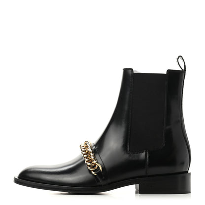 Givenchy Calfskin Chain Chelsea Boots 39 Black 1 of 8
