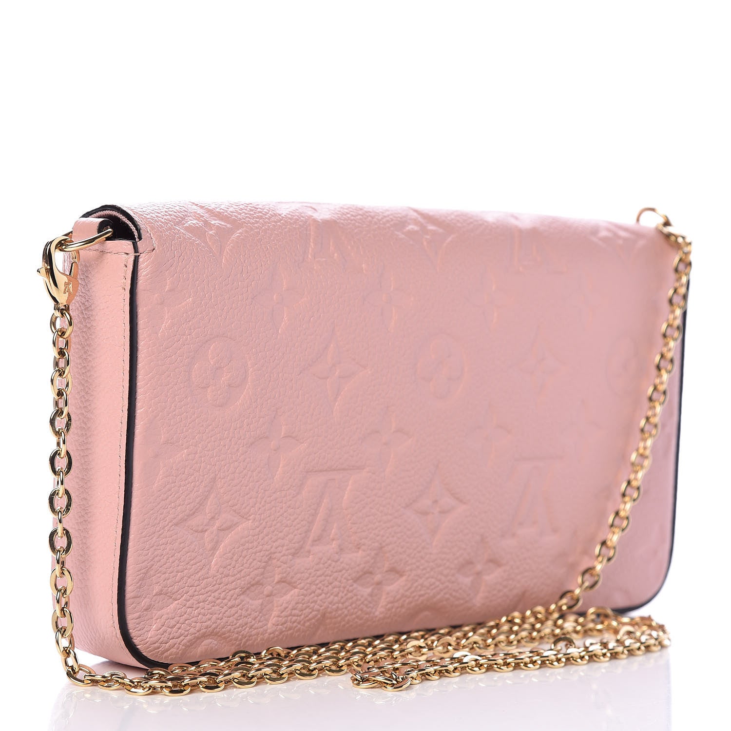 Louis Vuitton Empreinte Pochette Felicie Chain Wallet Rose Poudre 3 of 12