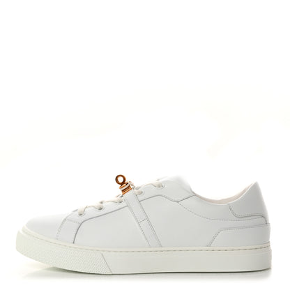Hermes Calfskin Day Sneakers 40 White 1 of 9