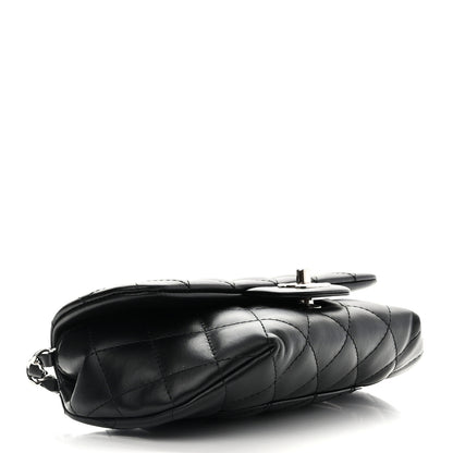 Chanel Calfskin Quilted CC Uniform Flap Belt Bag Black 4 of 11