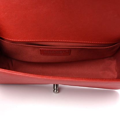 Chanel Caviar Quilted Medium Boy Flap Red 6 of 17