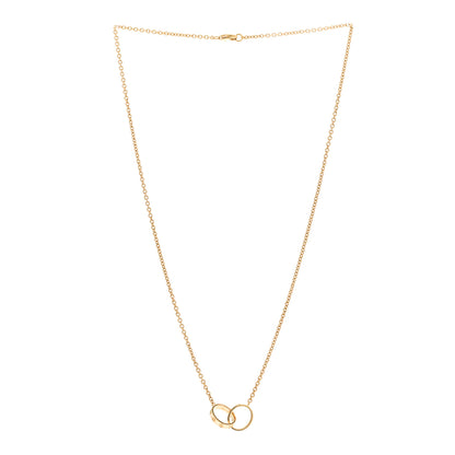 Cartier 18K Yellow Gold Interlocking LOVE Necklace 3 of 5