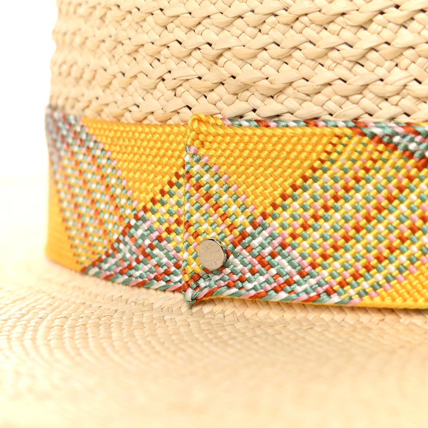 Straw Carlotta Panama Brisa Hat 58 Naturel