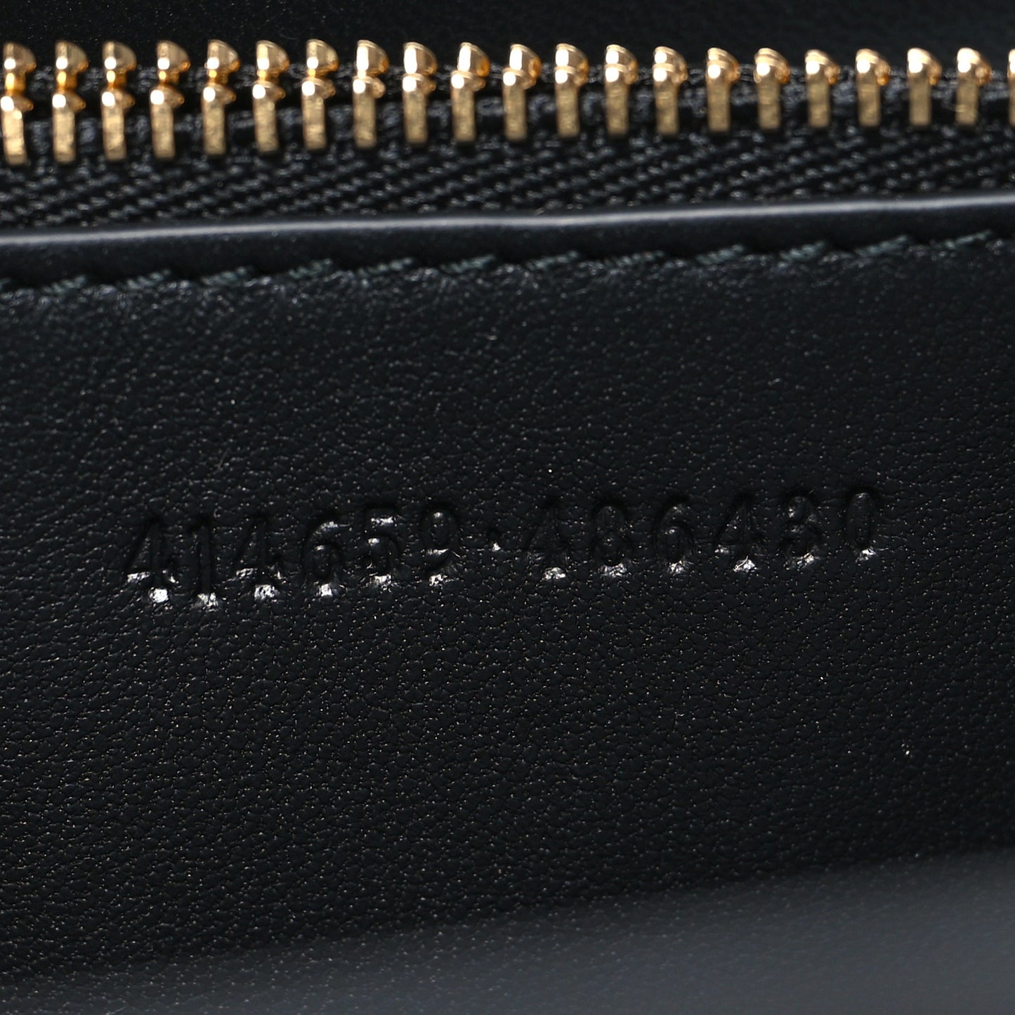 Calfskin Studded Skull Wallet on Chain Black