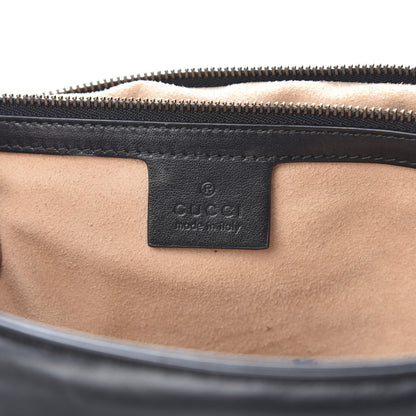Gucci Calfskin Matelasse Large GG Marmont Shoulder Bag Black 6 of 17