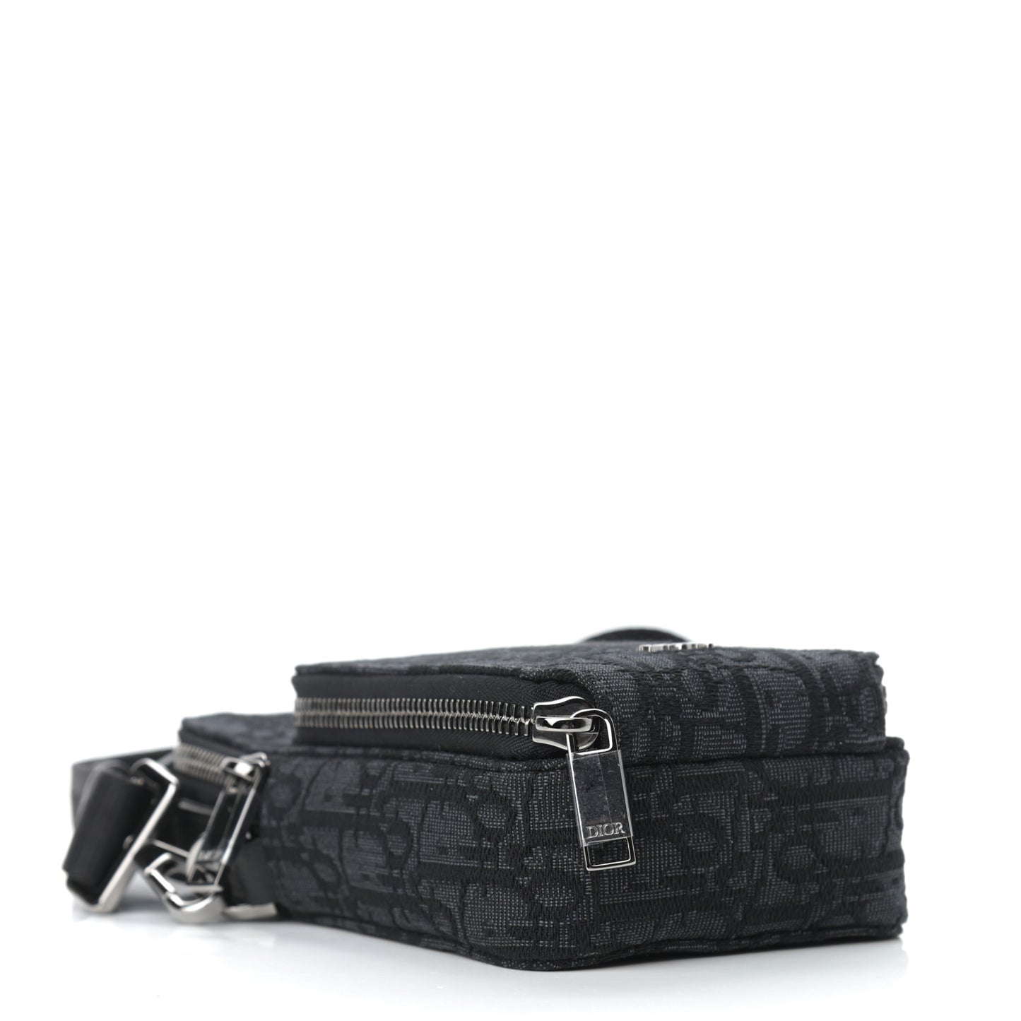 Oblique Crossbody Bag Black