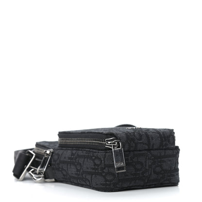 Christian Dior Oblique Crossbody Bag Black 3 of 8