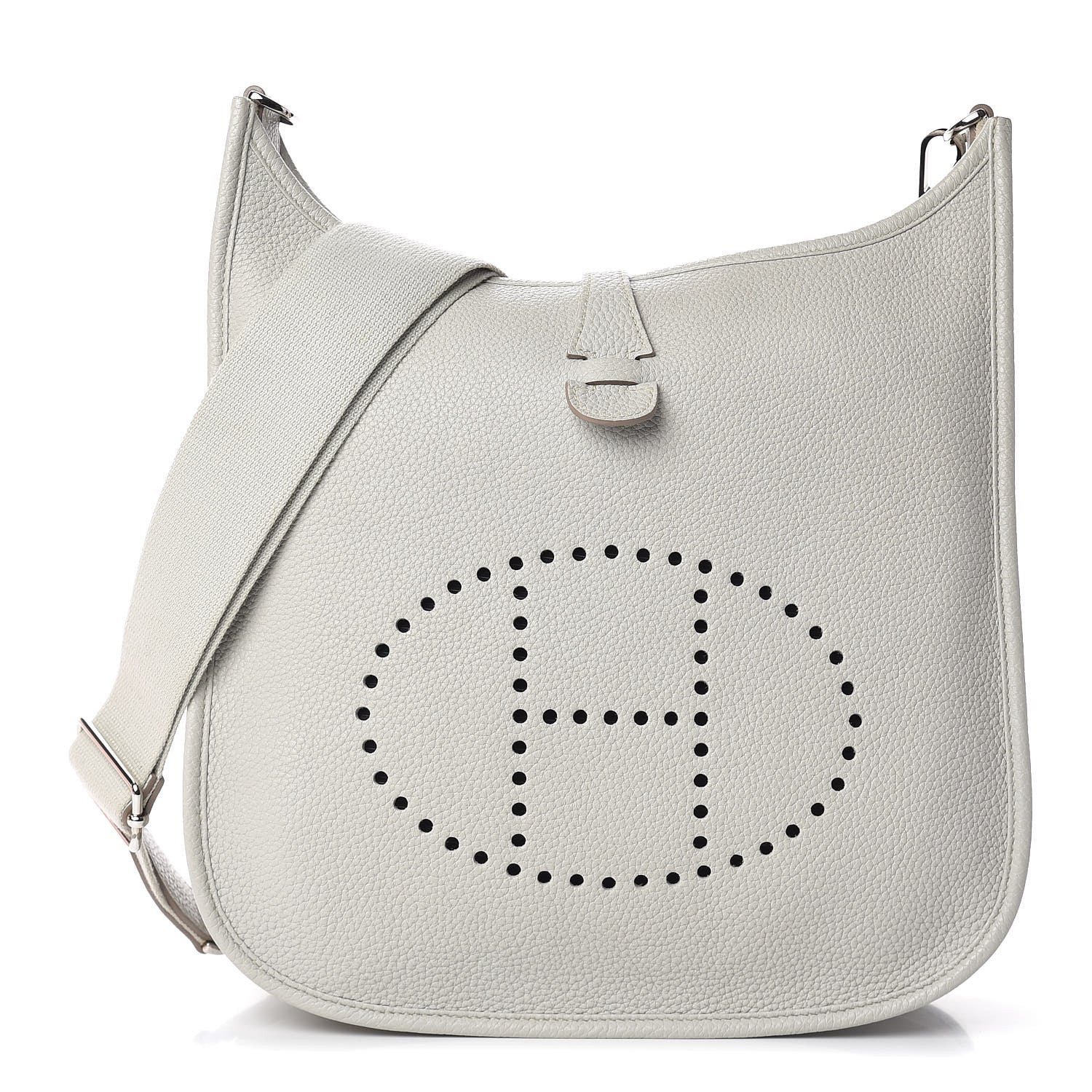 Hermes Taurillon Clemence Evelyne III PM Gris Perle 1 of 17
