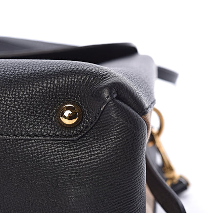 Burberry Derby Calfskin House Check Medium Camberley Black 9 of 10