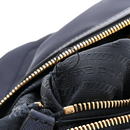 Prada Tessuto Nylon Saffiano Small Crossbody Bag Navy 11 of 12