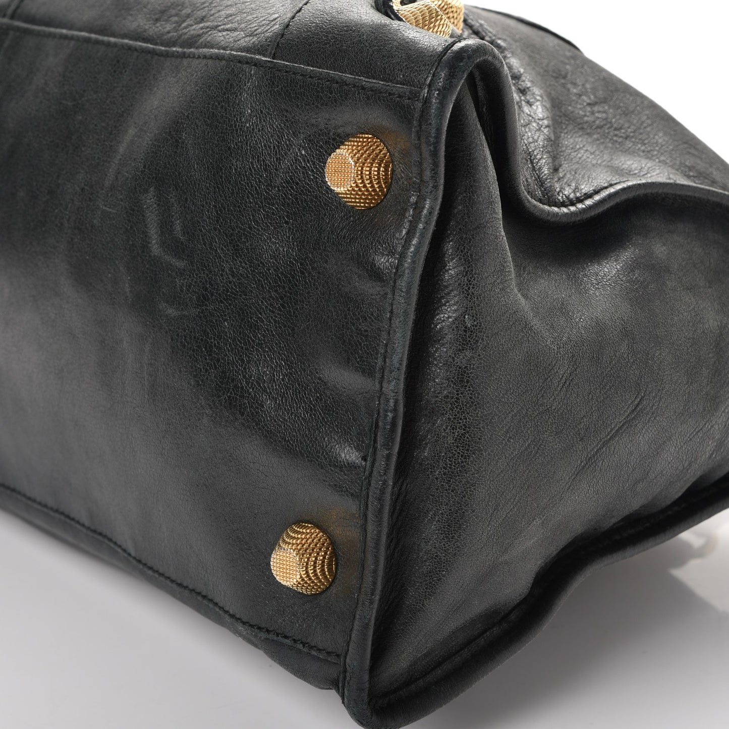 Agneau Giant 21 Gold Hardware Work Black