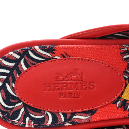 Hermes Calfskin Oz Mules 38 Pavot 6 of 8
