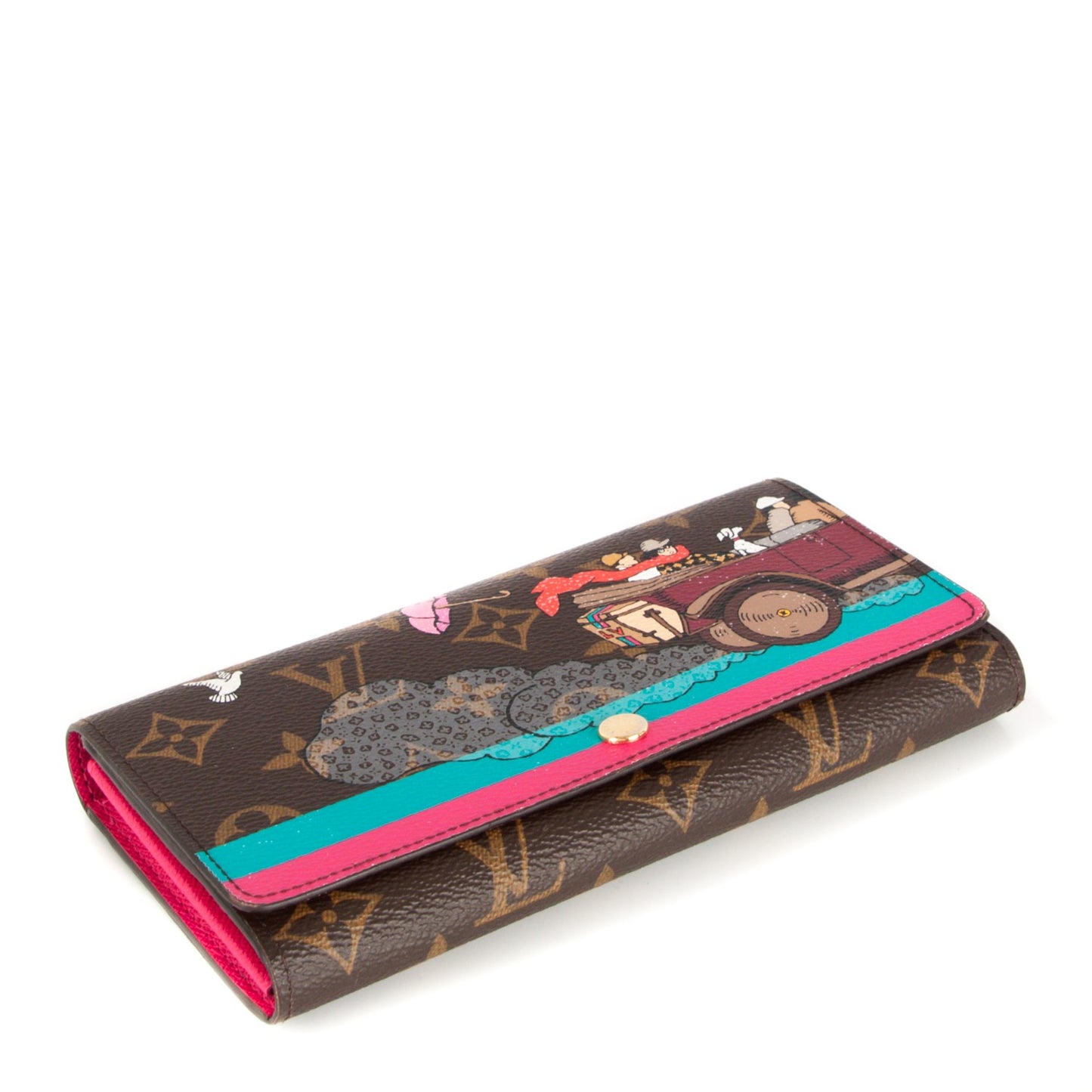 Monogram 2015 Christmas Animation Sarah Wallet Hibiscus