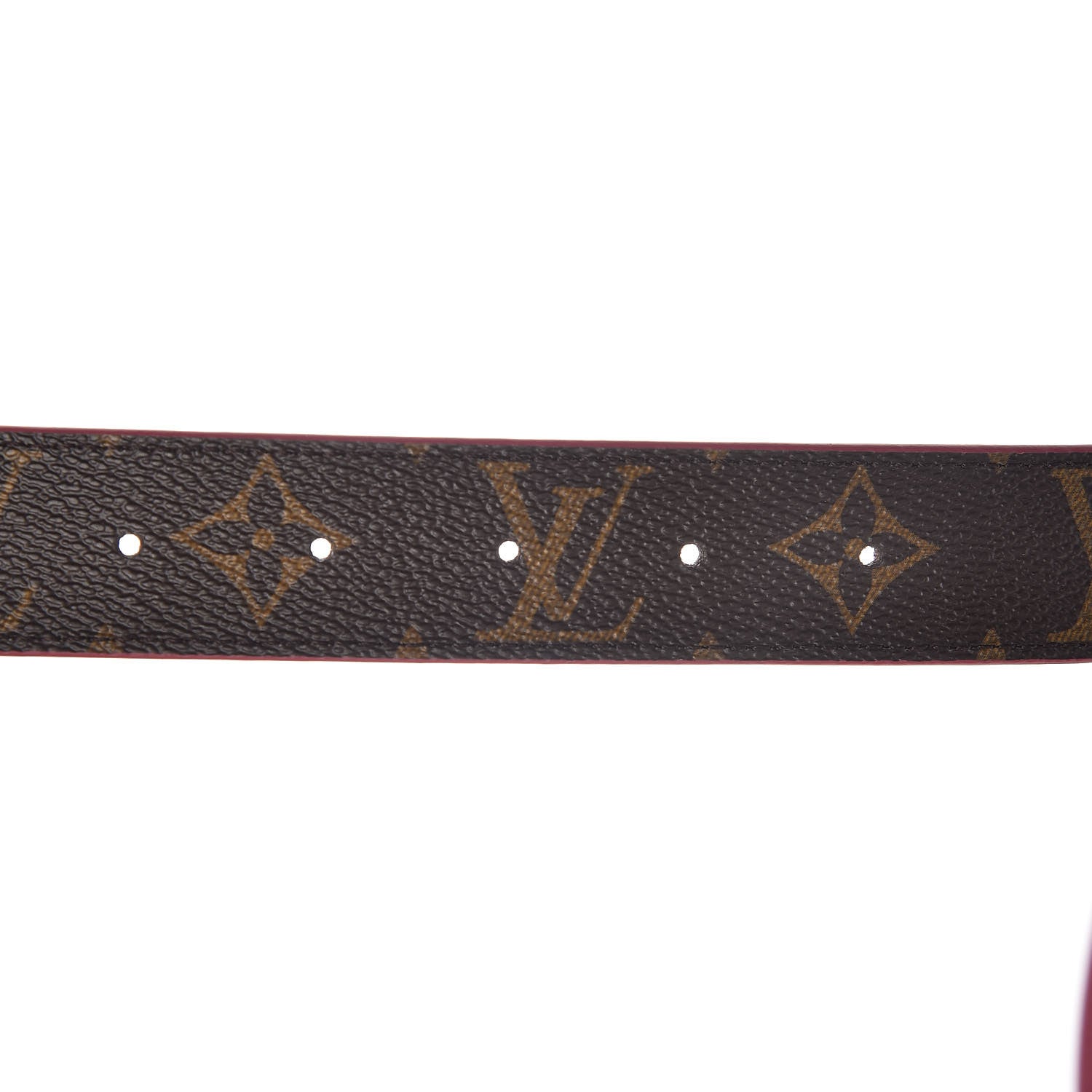 Louis Vuitton Monogram Calfskin 30mm LV Initiales Reversible Belt 90 36 Fuchsia 6 of 6