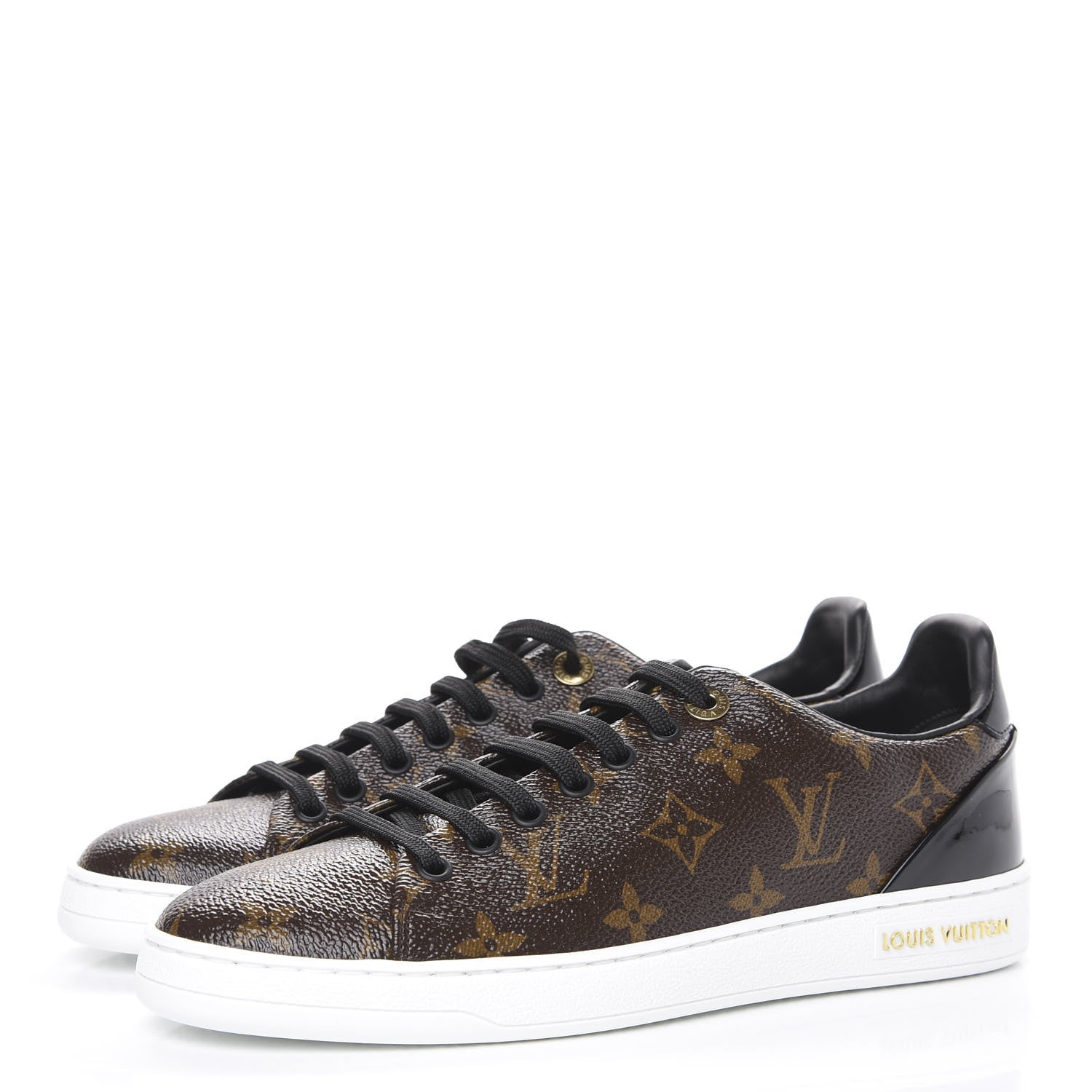 Louis Vuitton Patent Monogram Frontrow Sneakers 38 3 of 7