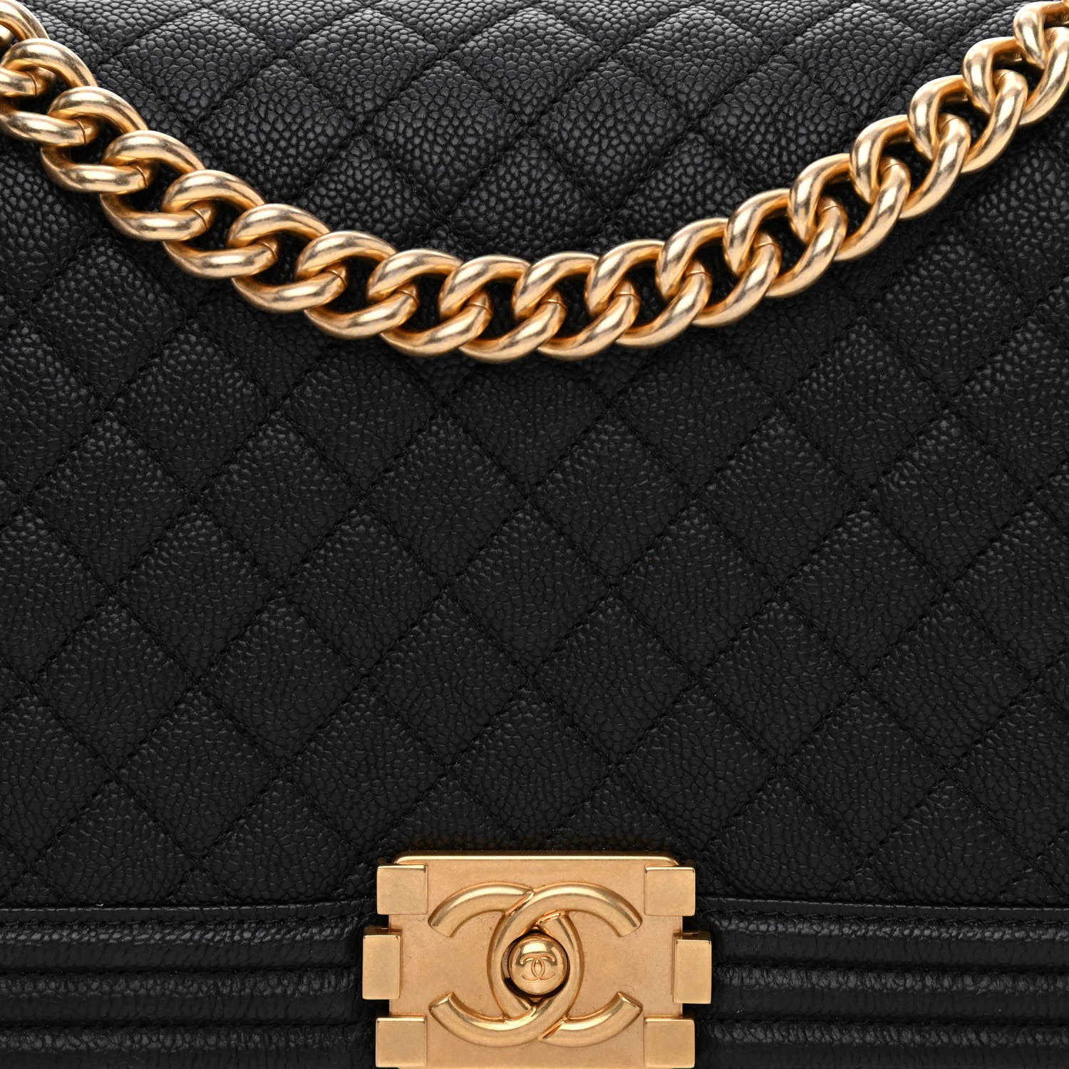 Chanel Caviar Quilted New Medium Boy Flap Black 8 of 11