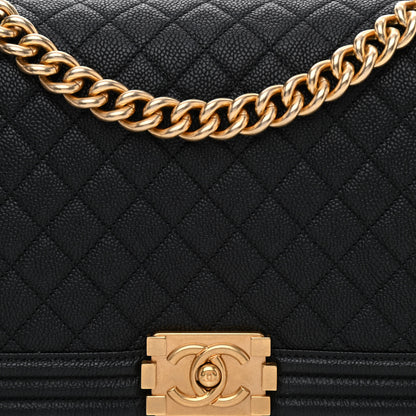 Chanel Caviar Quilted New Medium Boy Flap Black 8 of 11