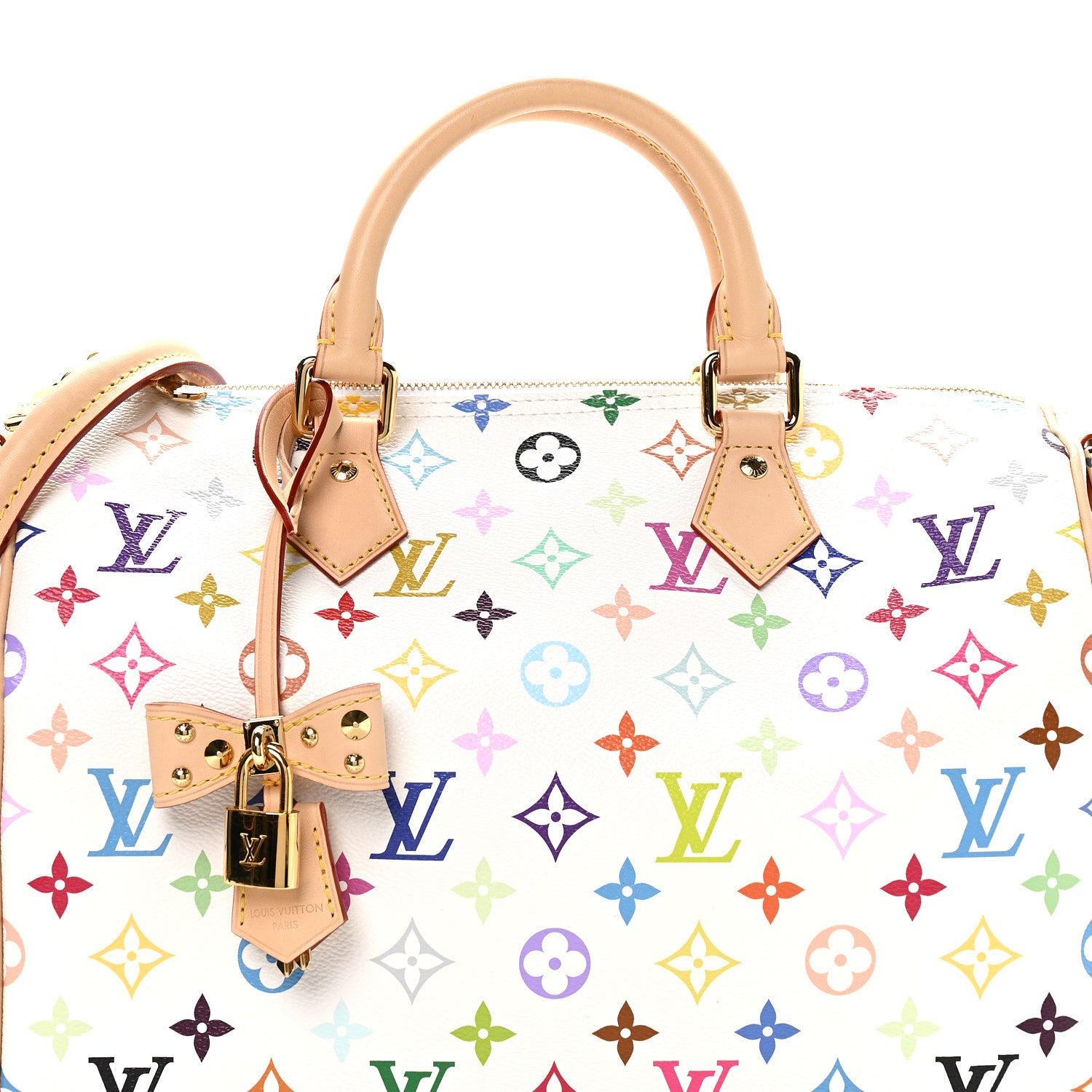 Louis Vuitton LV X TM Monogram Multicolor Speedy Soft 30 White 6 of 9