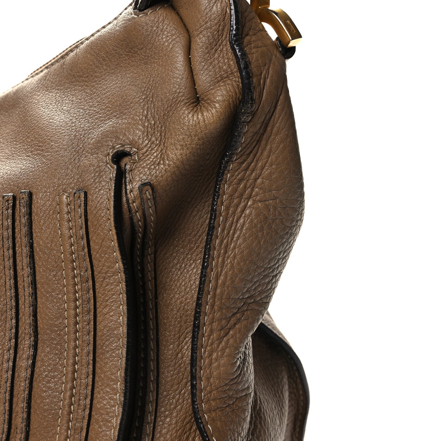 Calfskin Medium Marcie Hobo Nut