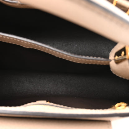 Louis Vuitton Taurillon Capucines BB Galet 6 of 16
