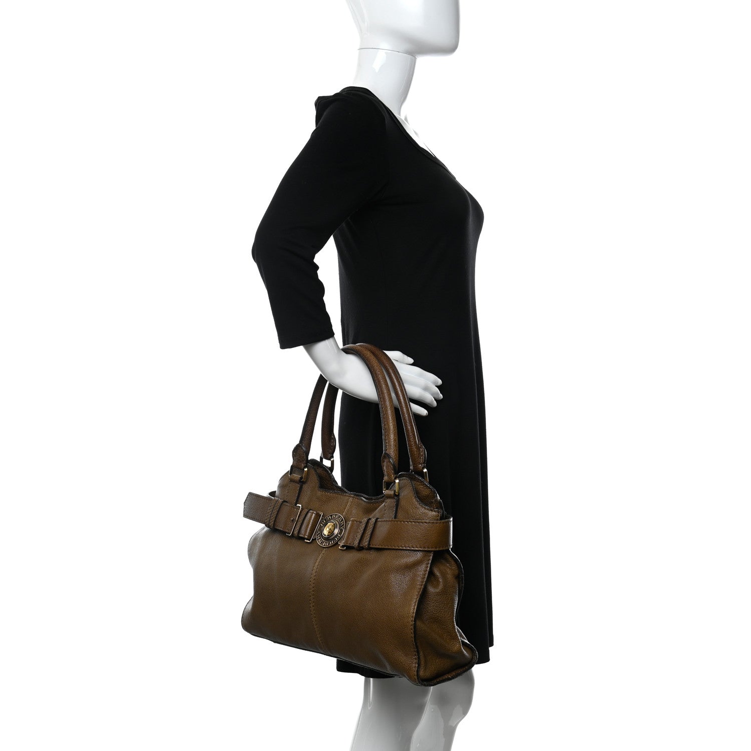 Burberry Buffalo Lambeth Hobo Tobacco 2 of 16