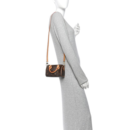 Louis Vuitton Monogram Nano Speedy Bandouliere 2 of 10