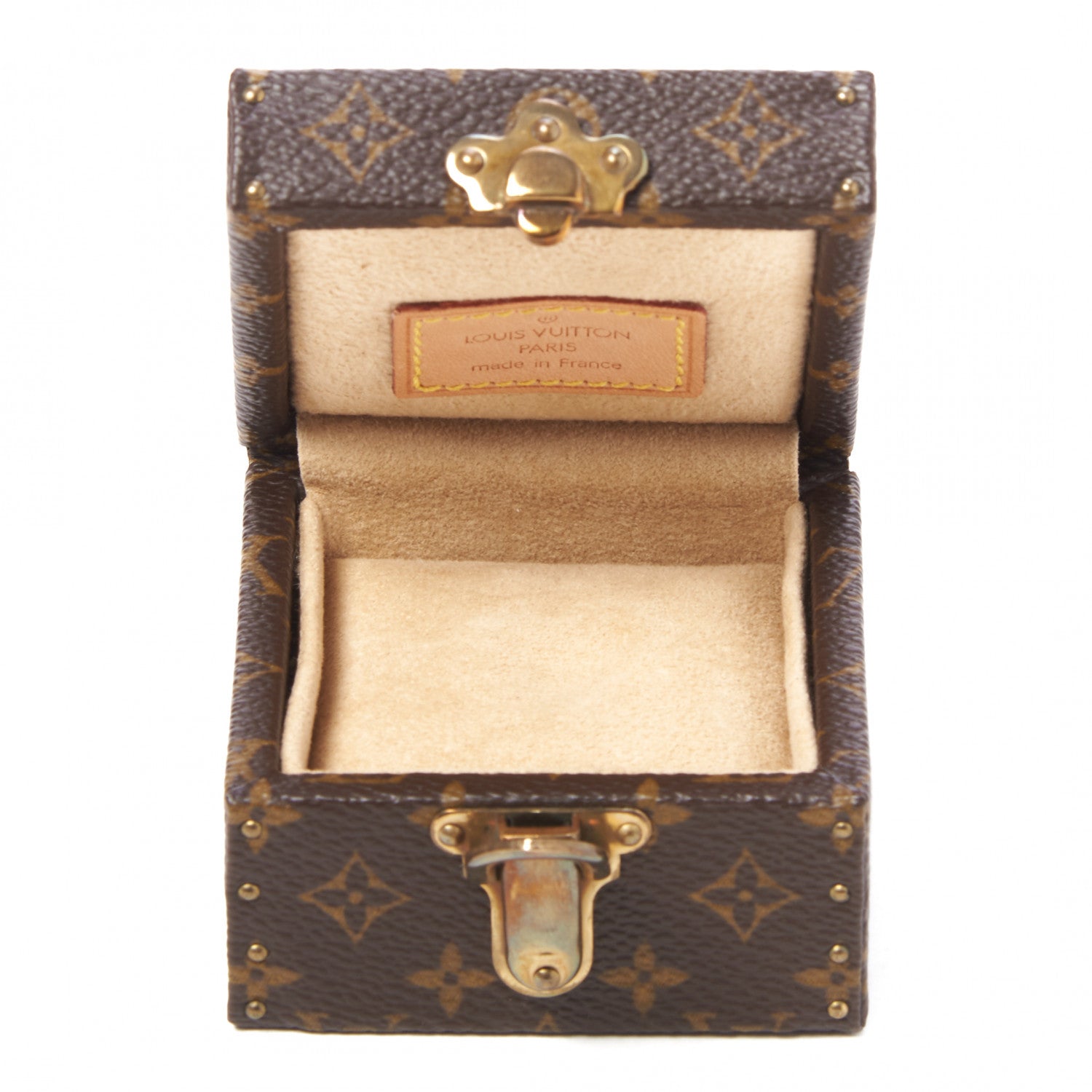 Louis Vuitton Monogram Ring Box Mini Trunk Case 6 of 8