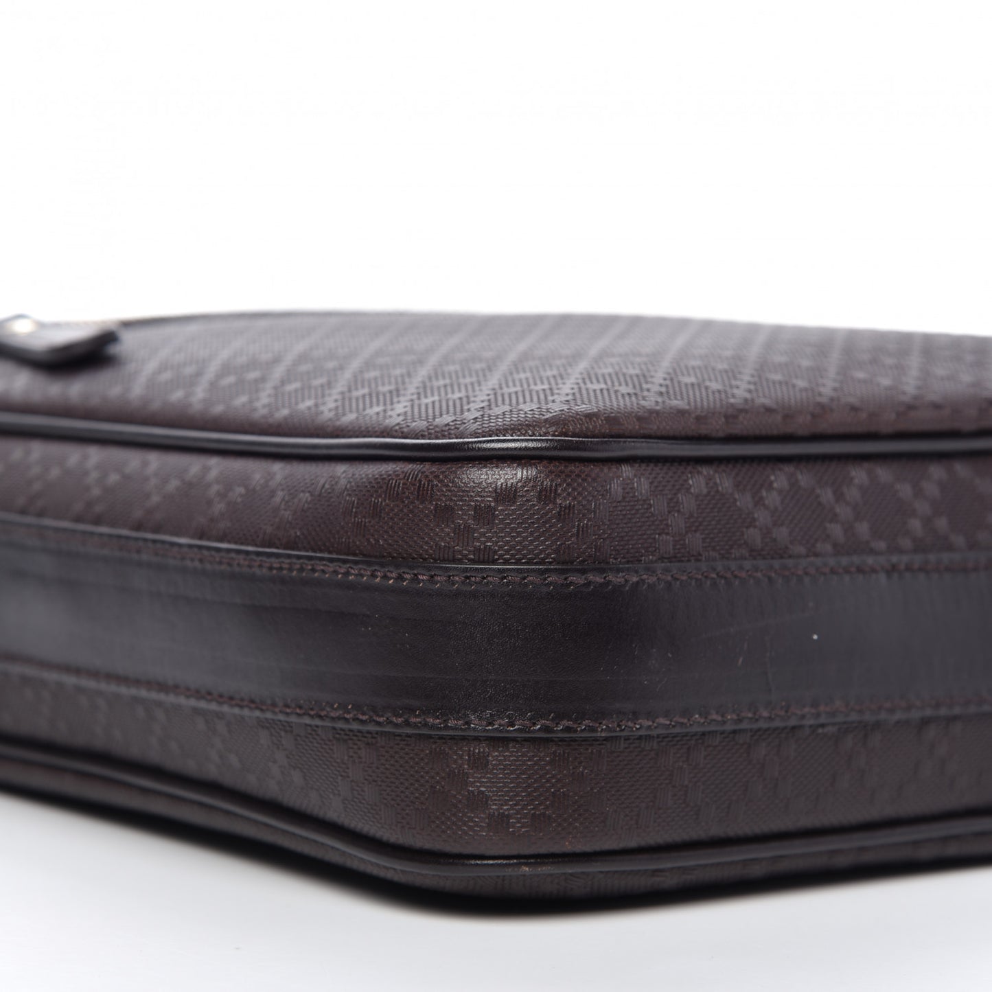 Bright Diamante Medium Messenger Bag Testa di Moro