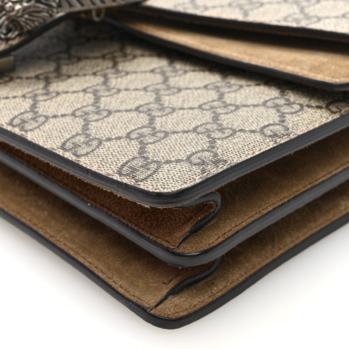 GG Supreme Monogram Small Dionysus Shoulder Bag Taupe