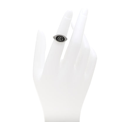 Gucci Sterling Silver GG Marmont Signet Ring 49 4.75 2 of 6