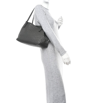 Bottega Veneta Nappa Intrecciato Medium Seamless Tote Grey 2 of 12