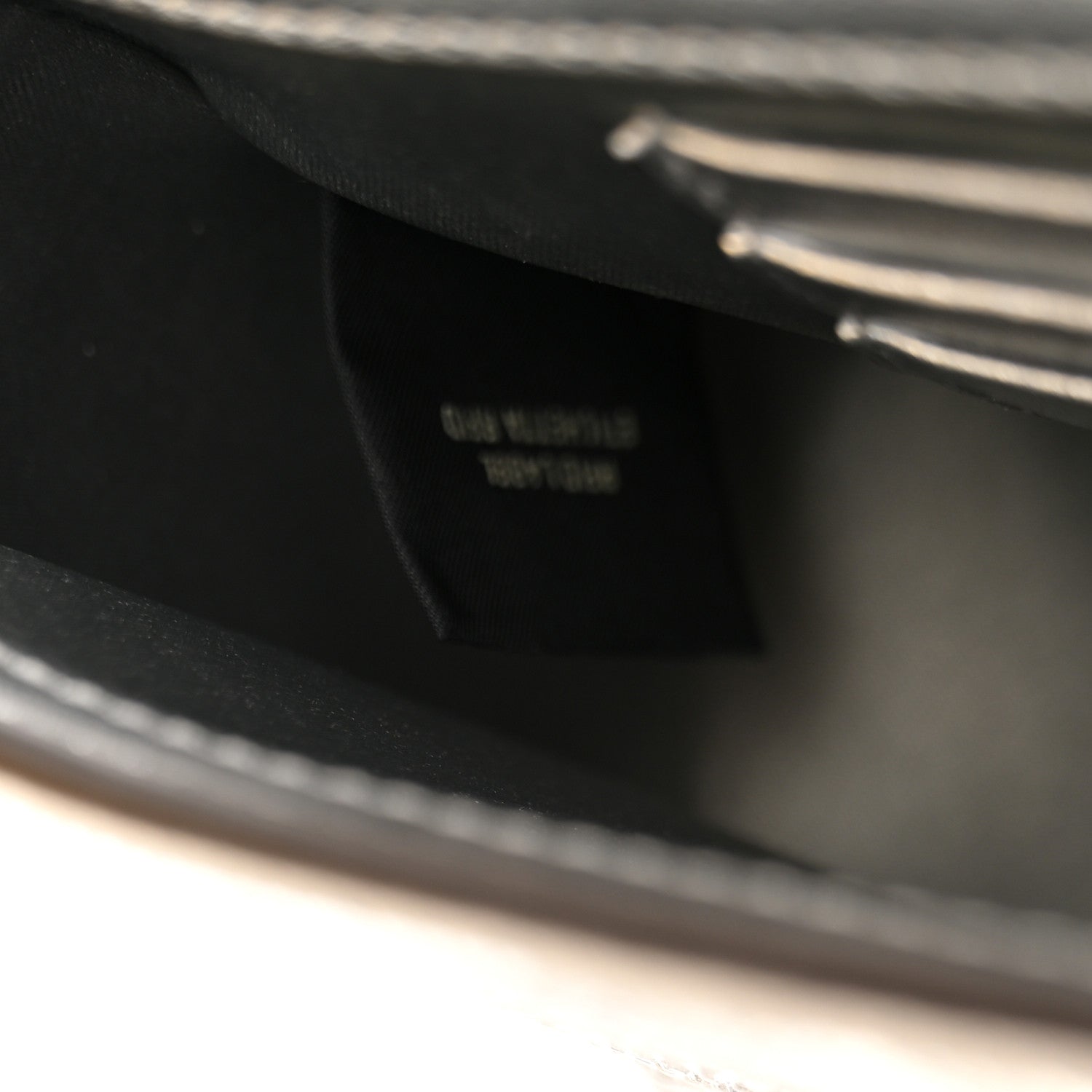 Fendi Crystal Vitello Laminato FF Mini Baguette Crystal Argento 7 of 12