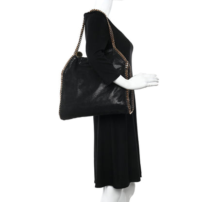 Stella McCartney Shaggy Deer Mini Falabella Tote Black 2 of 11