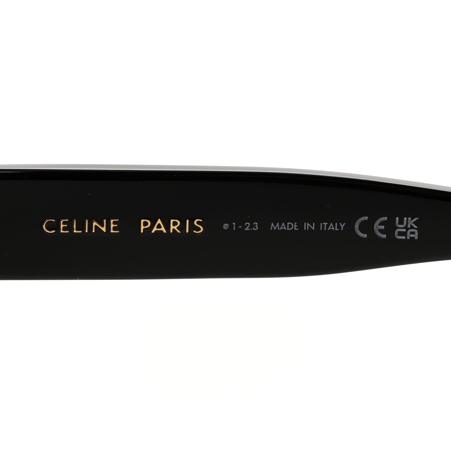 Celine Acetate Triomphe Sunglasses CL 40253I Black 6 of 7
