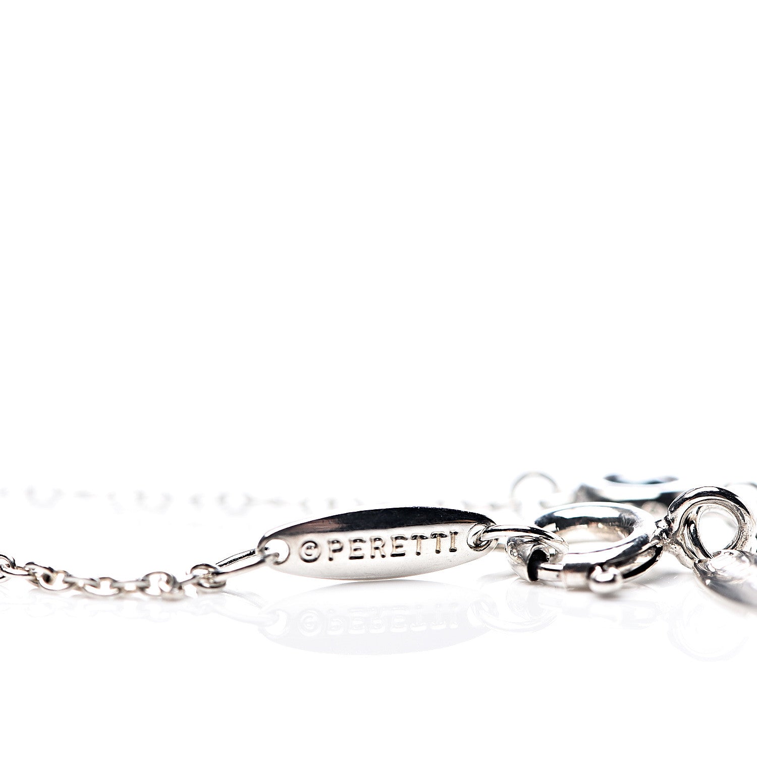 Tiffany Sterling Silver Aquamarine Elsa Peretti Color By The Yard 3 Station Bracelet 5 of 6