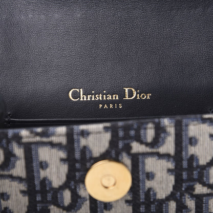 Christian Dior Oblique Saddle Belt Bag Blue 6 of 11