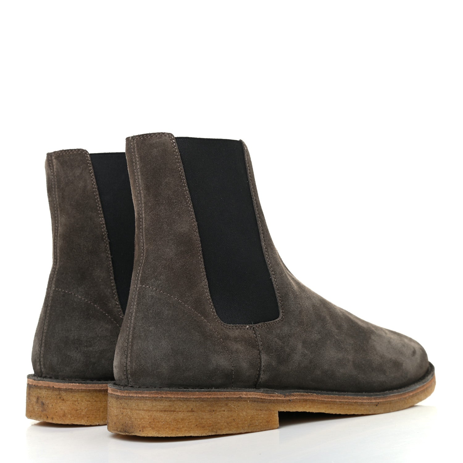 Saint Laurent Suede Mens Nevada Chelsea Boots 45 Bronze 4 of 7