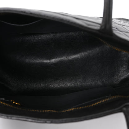 Chanel Lambskin Quilted Medallion Tote Black Black 5 of 12